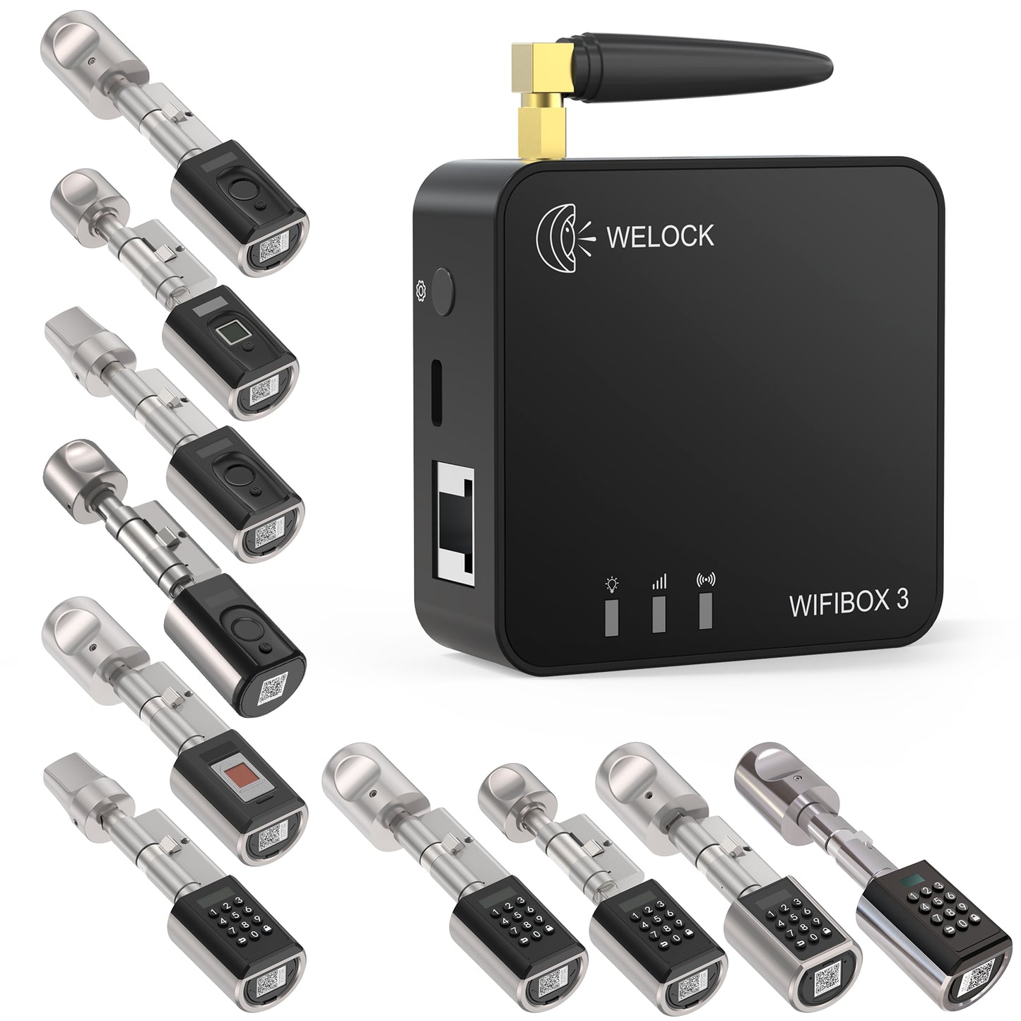 Welock WiFi Box3 for Airbnb Remote Unlocking and Connection with Alexa/Intercom Wifi Gateway