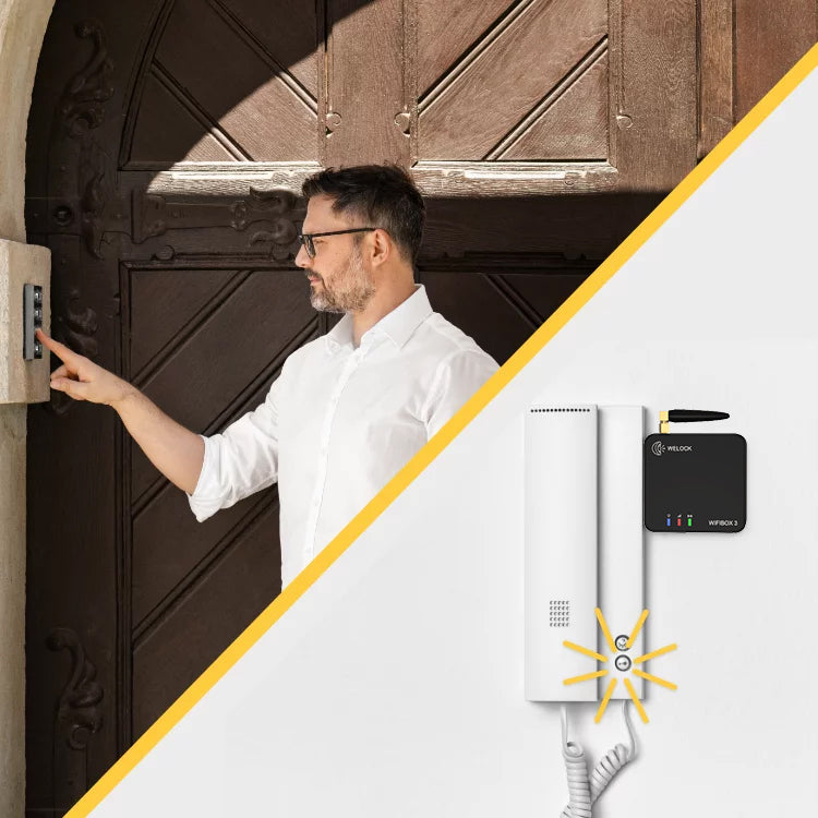 Welock WiFi Box3 for Airbnb Remote Unlocking and Connection with Alexa/Intercom Wifi Gateway